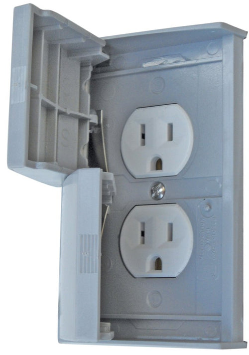 Gray Diamond 3780SCREC Standard Receptacle Cover with Outlet