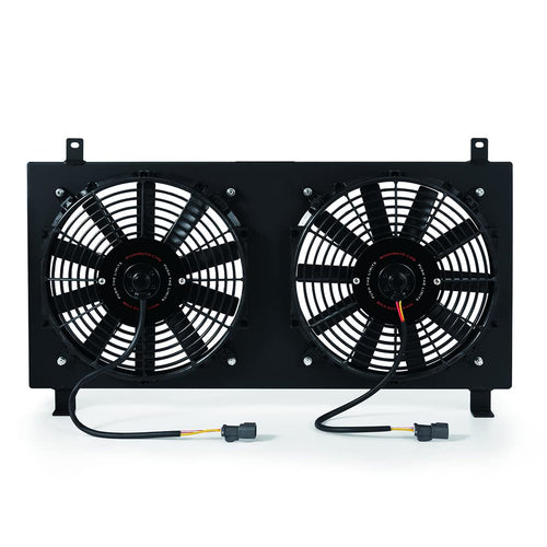 Mishimoto Fan Shroud Kit Aluminum Compatible With Acura RSX 2002-2006, Black