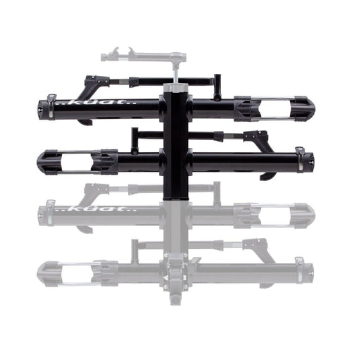 KUAT NV 2.0-2" Add-On - +2-Bike Rack | Increases The 2" NV to a 4-Bike Hitch Rack | Rugged All-Metal Construction | E-Bike Compatible | Easy Installation | Black Metallic (NA22B)