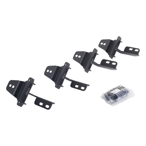 V-Series V3 / RB10 Slim / RB20 Slim / RB30 Slim / RB30 Mounting Brackets | Go Rhino Mild Steel, Textured Black | 6949266 | Fits 2007-2018 Jeep Wrangler JK, 2-Door