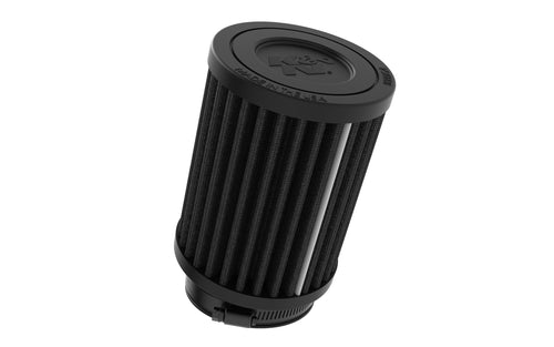 K&N Universal Dryflow Lifetime Clamp-On Air Filter: Dry Synthetic, Washable, Oil-Free: Flange Diameter: 1.875 In, Filter Height: 4 In, Flange Length: 1 In, Shape: Round Tapered, RU-3130HBK