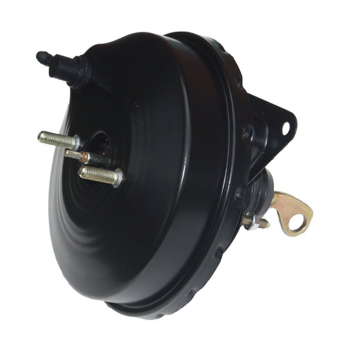 Power Brake Booster Leed Vacuum Single Diaphragm 9" Diameter Steel Black Kit