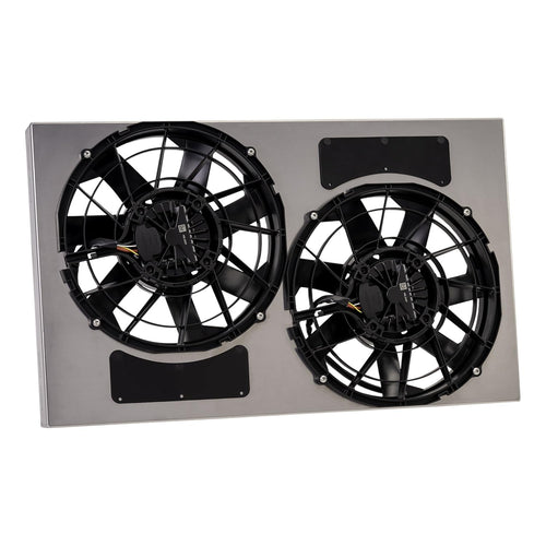 Brushless 67938-185 Derale PWM Dual Fan Shroud Assembly