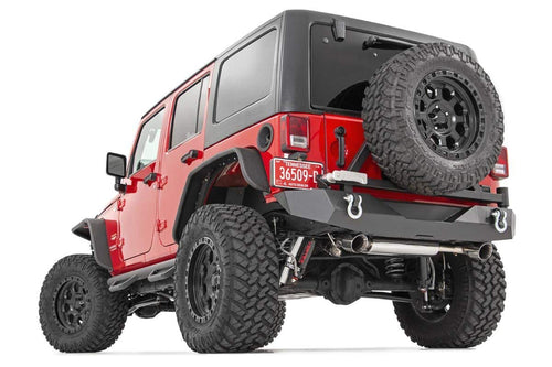 Rough Country Fender Flares Front & Rear for 2007-2018 Jeep Wrangler JK - 10533