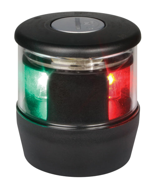 Hella 980650001 NaviLED Trio '0650 Series' Multivolt Red/Green/White 8-28V DC Tri-Color LED Navigation/Anchor Light with Black Housing