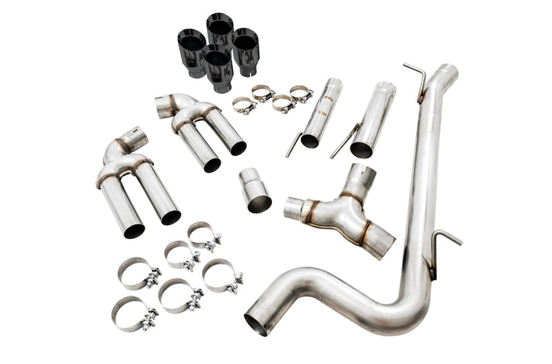 AWE 8V S3 2015-2020 Audi - Track Edition Exhaust (102mm Black Tips)