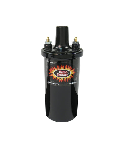 Flame-Thrower Pertronix 40611 Ignition Coil, 40,000 Volt 3 Ohm, 12 Volt, Black