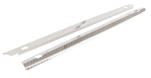 ICI SPBR03TB Bed Cap Protector Aluminum Tread Bright Fits 1980-1996 Ford F-Series Short Bed with Stake Pocket Holes