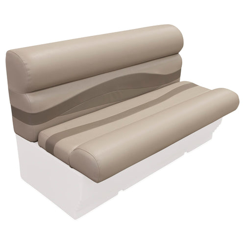 Wise Premier Series BM1145-1749 Pontoon 50" Bench Seat Cushion Set, Mocha Java/Café/Mushroom