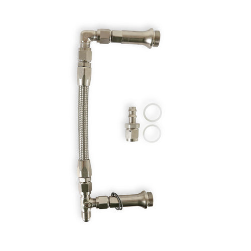 34-6000SSQFT Quick Fuel SS Fuel Line #6AN Silver