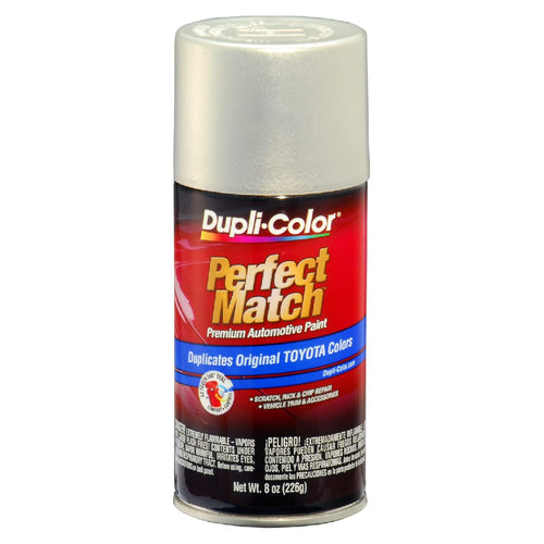 Perfect Match Dupli-Color EBTY16087 Automotive Spray Paint – Toyota Silver Opal Metallic, 1C4 – 8 oz. Aerosol Can