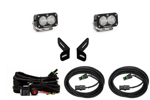 Baja Designs S2 Sport LED Dual Reverse Light Kit for Ford Bronco Sport 2021-23 - Includes Wiring Harness (Wide Cornering Clear Lens)