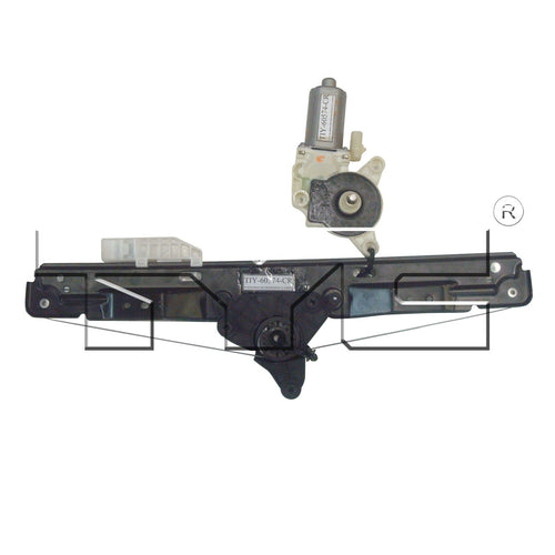 Rear Right TYC 660473 Replacement Window Regulator