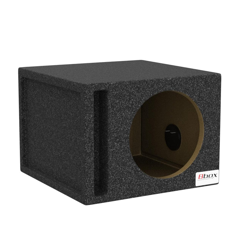 10” Bbox Pro-Tuned Single Vented Subwoofer Carpeted Enclosure - Subwoofer Box Improves Audio Quality, Sound & Bass,Charcoal