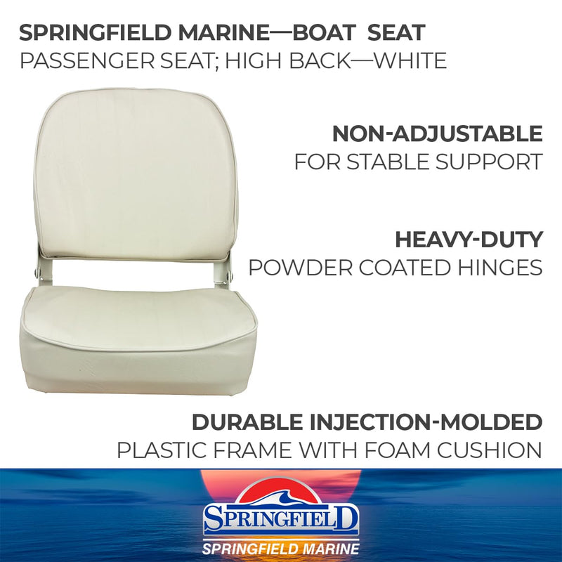 Economy Folding Seat Springfield 1040629 - White