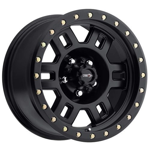 VISION WHEEL 17X8.5 5X5.0 4.7BS MANX 398 MATTE BLACK
