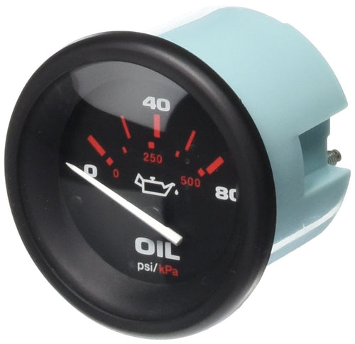 Amega 57903P Sierra 80 PSI Oil Pressure Gauge Kit