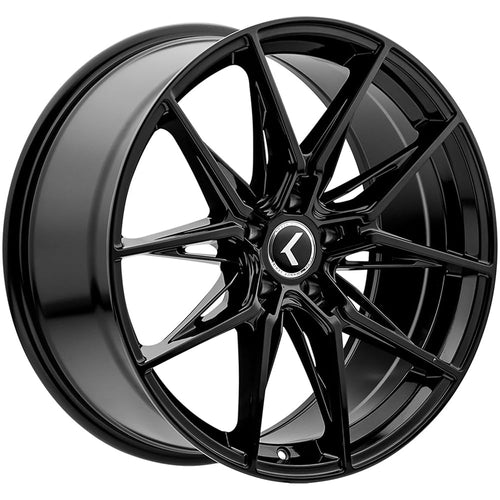 Evolve KRAZE KR196 Gloss Black 18X8.5 5-112 40MM 66.56MM