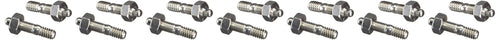 ARP Valve Cover 4007602 Studs With Hex Nuts, Polished Stainless Steel, Package Of 14, For Select Stamped Steel Covers