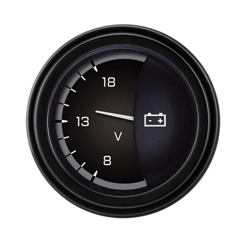 AX30GBLF Classic Instruments Autocross Gray 2-1/8" Volt Gauge