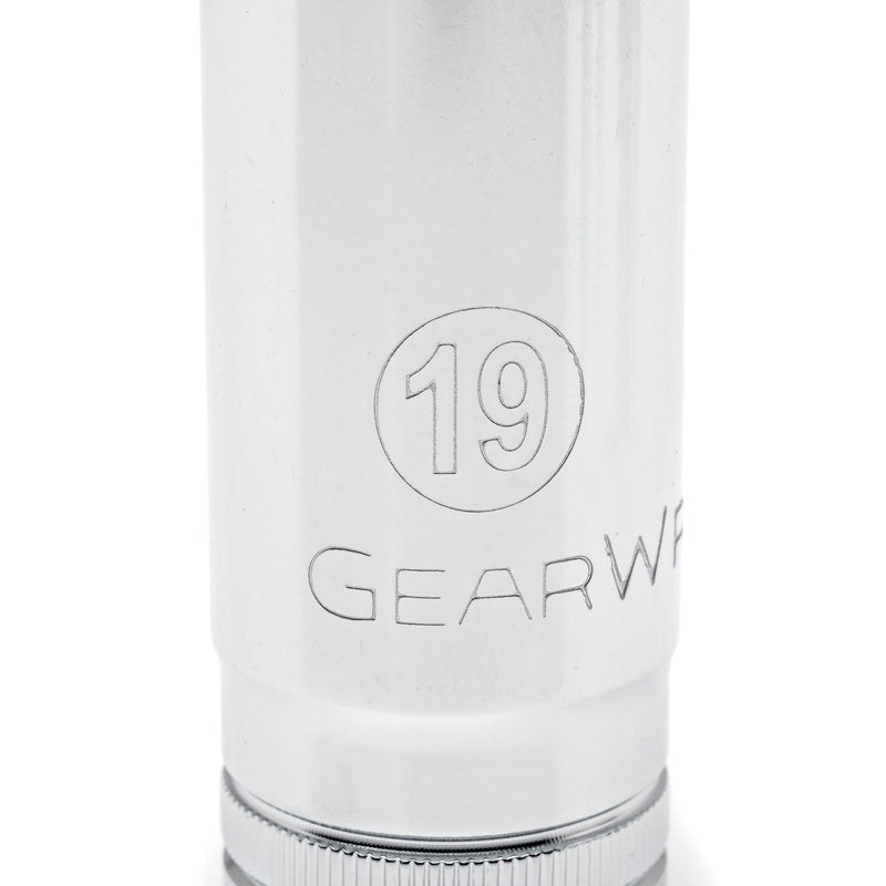 14 Piece GEARWRENCH 3/8" Drive 6 Pt. Deep Socket Set, Metric - 80554