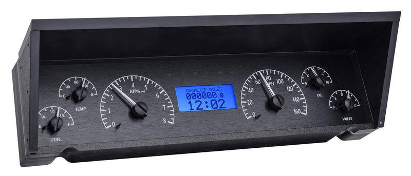 Dakota Digital VHX Analog Dash System 77 - 90 Chevy Impala / Caprice Black Alloy Blue VHX-77C-CAP-K-B