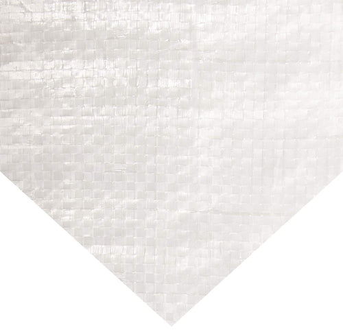 Economy Grade Erickson 57063 Clear White Poly Tarp, 12' x 16', 1 Pack