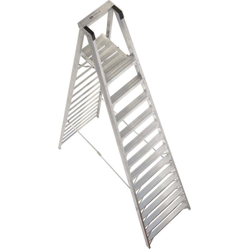 Platform Werner (P414) Ladder, Aluminum