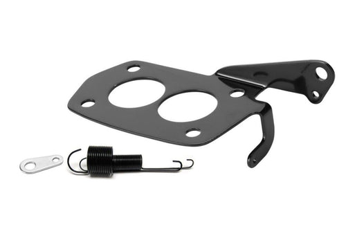 Lokar Midnight Series XTRP-4007 Black Finish Black 3 Bolt Stromberg Style Carb Stainless Steel Cable Bracket