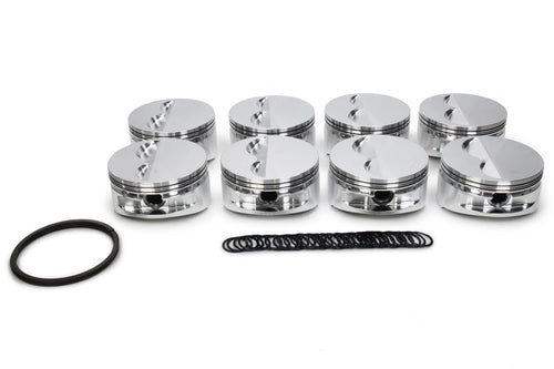 JE Piston, Standard Flat Top, Forged, 4.165 in Bore, 1/16 x 1/16 x 3/16 in Ring Grooves, Minus 5.00 cc