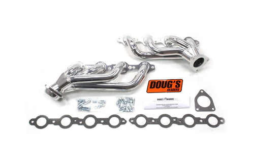 D3373 Doug's Headers 1-5/8" 4-Tube Manifold Replacement Metallic Ceramic Coated Exhaust Header for Chevrolet Truck 5.3L 02-07