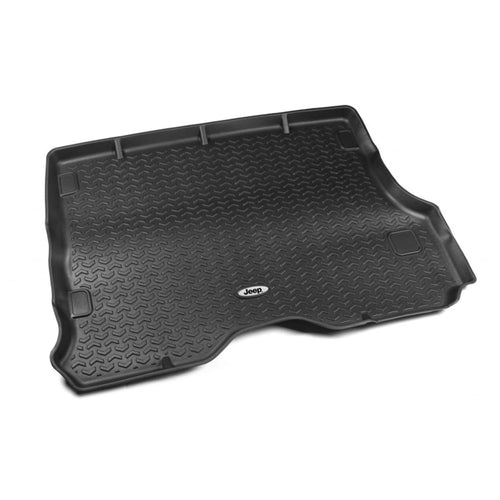 Rugged Ridge Floor Liner, DMC-12975.29 Cargo; Black, 1984-2001 Jeep Logo Cherokee XJ