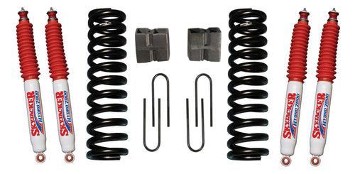 Skyjacker Suspension Lift Kit 176PK-H w/Shock 6 in. Lift Incl. Front Coil Springs Rear U Bolt Kit Rear Block