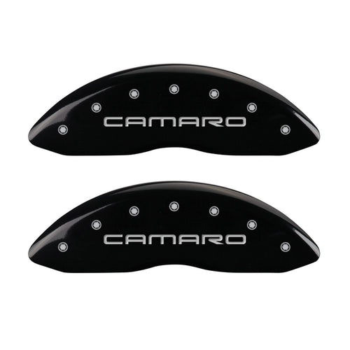 Caliper Covers MGP 14027SCS4BK with Black Powder Coat Finish, (Set of 4)