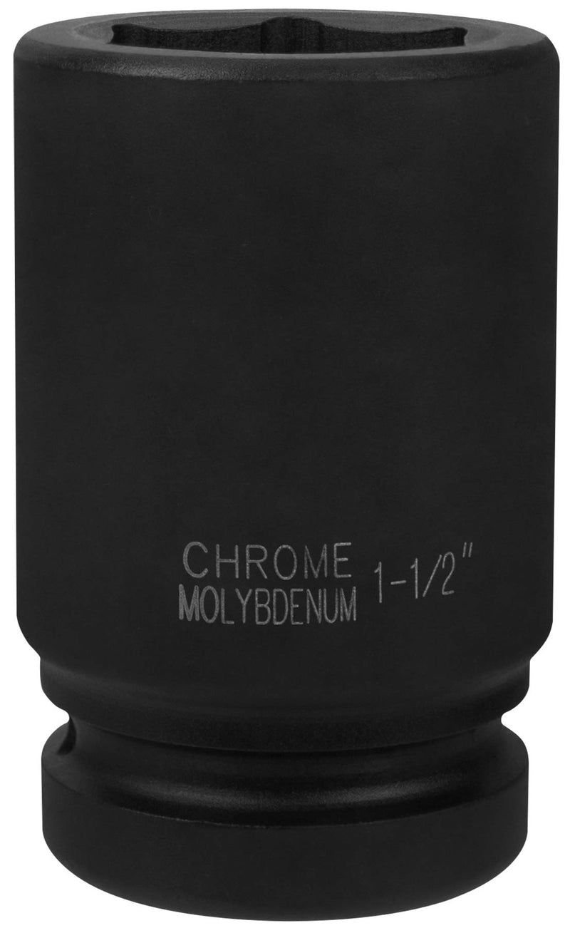 1-Inch Drive Performance Tool M747-30 1-1/2-Inch Deep Wall Impact Socket