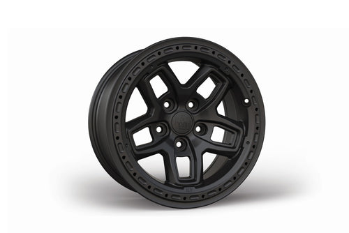 Borah AEV DualSport Wheel for JL Wrangler and JT Gladiator +25mm - M10 Satin Black