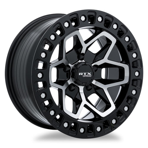 083028 • RTX® Zion • Gloss Black Machined • 20x9 6x139.7 ET0 CB106.1 (Offroad)