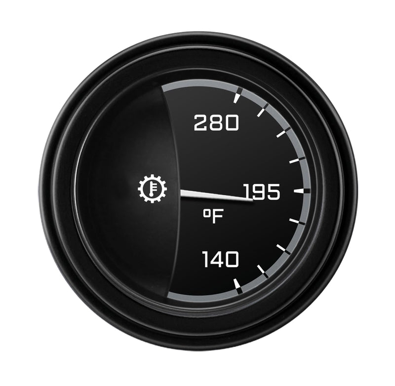 AX27GBLF Classic Instruments Gray 2-1/8" Transmission Temperature Gauge Autocross
