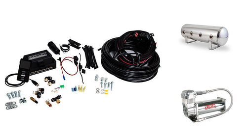 Performance AIRLIFT 27781 3P(1/4" Air Line, 2.5 Gallon Lightweight Polished Aluminum
