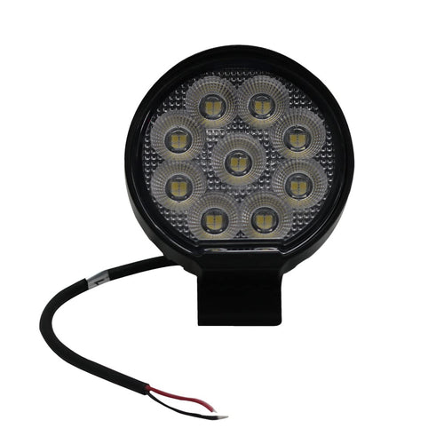 Race Sport Lighting 36-Watt Auxiliary Light Fit 3.5-inch Round IQ Series Auxiliary LED Flood Beam RS3IQ36WR
