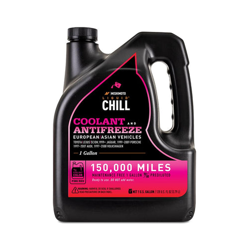 Liquid Chill® Mishimoto OE Coolant, Pink/Red, European/Asian Vehicles, 1 Gallon