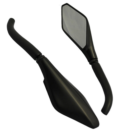 Black Motorcycle CIPA Eurostyle Mirror Kit 01927