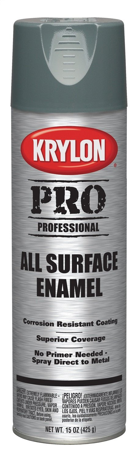 Krylon Professional K05820 All Surface Enamels, Gray, 15 Ounce