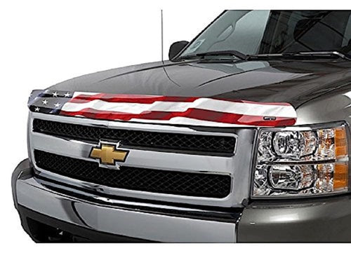 Vigilante Hood Protector | Stampede - High Profile / American Flag (no Eagle) | 2015-2019 Chevrolet Silverado 2500 / 3500 HD (Excludes Induction System Hood) | 2052-41
