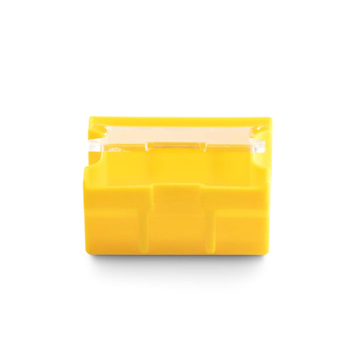 Plano Edge Small Hook Retainer Box, 3-Pack, Tackle Storage, Yellow, Includes Tackle Trays Hook Retainer, Customizable Fishing Terminal Tackle Organization
