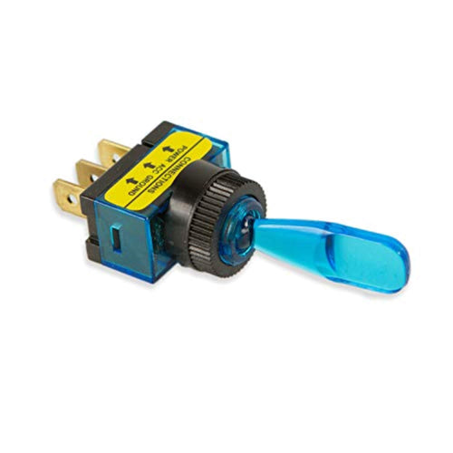 Blue WirthCo Battery Doctor 20503 On/Off 20 Amp Illuminated Toggle Switch