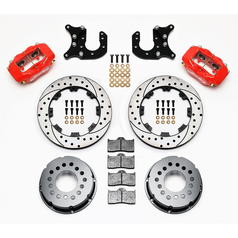 P/S FDLI Rear Kit, Drilled, Red