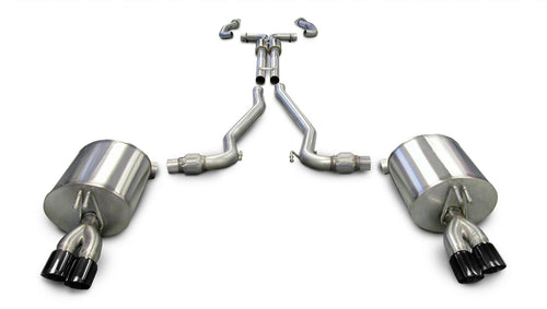 Cat-Back Exhaust System CORSA 14950BLK with X-Pipe