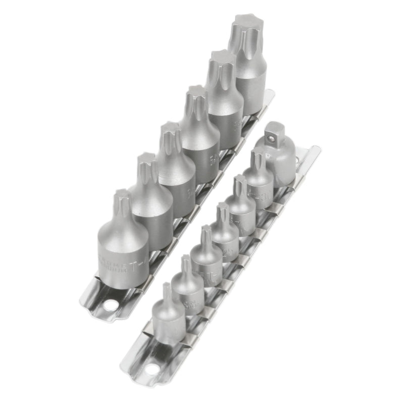 W1313 Performance Tool 3/8-Inch and 1/4-Inch DR Star Bit, 15-Piece