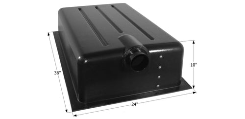 Holding Tank ICON Center End Drain HT159ED, w/ 3 in Spigot & 4 Level Sensors